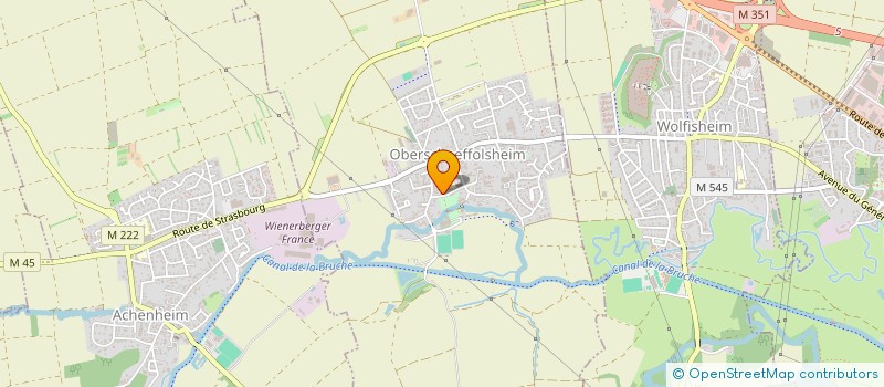 localisation de l'entreprise CTRE COM ACTION SOCIALE OBERSCHAEFFOLSH  OBERSCHAEFFOLSHEIM