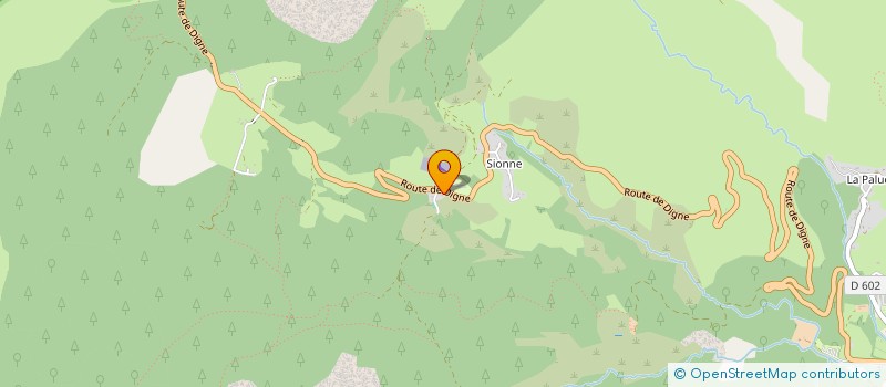 localisation de l'entreprise CTRE COM ACTION SOCIALE PALUD SUR VERDON à LA PALUD-SUR-VERDON