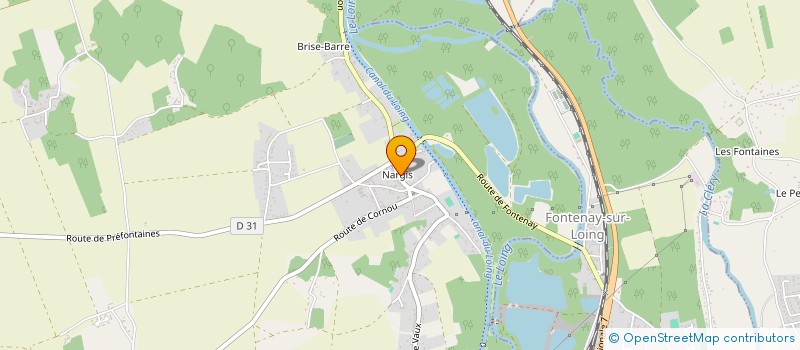 localisation de l'entreprise CTRE COM ACTION SOCIALE PERS EN GATINAIS à PERS-EN-GATINAIS