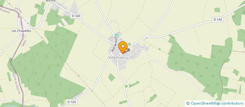 localisation de l'entreprise CTRE COM ACTION SOCIALE PLESSIS-ST-JEAN  PLESSIS-SAINT-JEAN