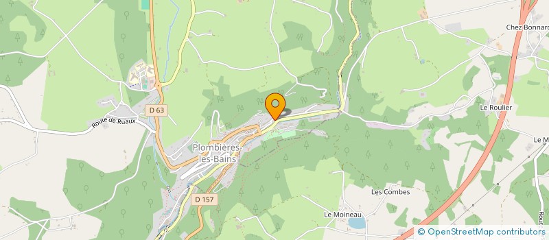 localisation de l'entreprise CTRE COM ACTION SOCIALE PLOMBIERES LES B à PLOMBIERES-LES-BAINS