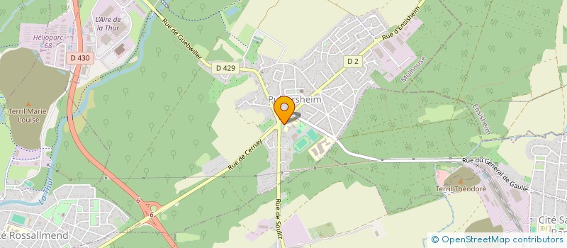 localisation de l'entreprise CTRE COM ACTION SOCIALE PULVERSHEIM  PULVERSHEIM