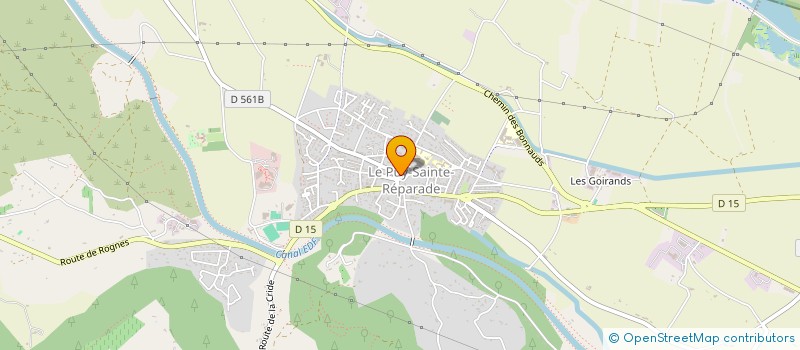 localisation de l'entreprise CTRE COM ACTION SOCIALE PUY STE REPARADE à LE PUY-SAINTE-REPARADE