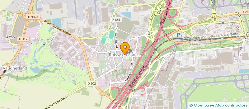 localisation de l'entreprise CTRE COM ACTION SOCIALE ROISSY EN FRANCE  ROISSY-EN-FRANCE