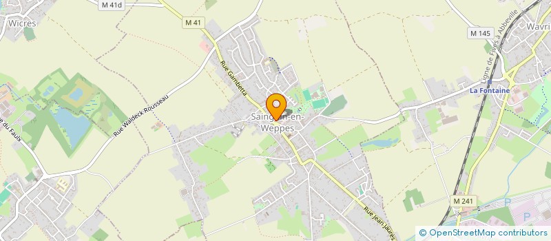 localisation de l'entreprise CTRE COM ACTION SOCIALE SAINGHIN-WEPPES  SAINGHIN-EN-WEPPES