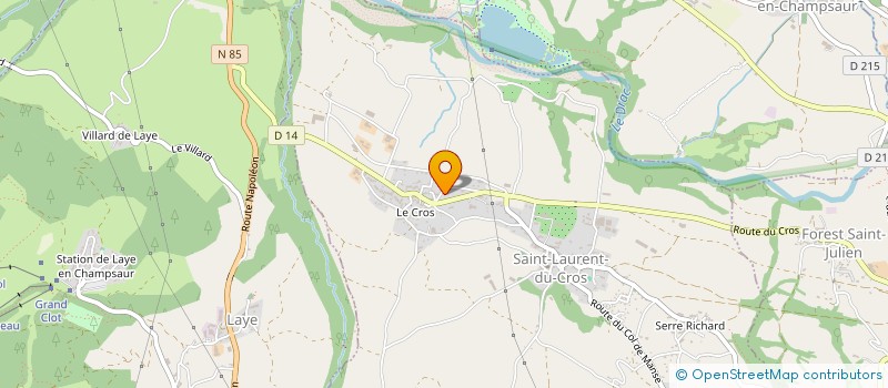 localisation de l'entreprise CTRE COM ACTION SOCIALE SAINT JULIEN EN à SAINT-JULIEN-EN-CHAMPSAUR