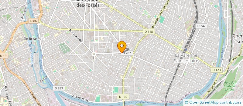 localisation de l'entreprise CTRE COM ACTION SOCIALE SAINT MAUR à SAINT-MAUR-DES-FOSSES