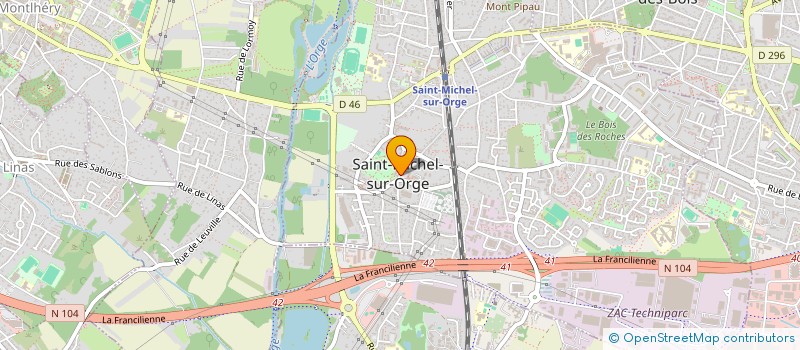 localisation de l'entreprise CTRE COM ACTION SOCIALE SAINT MICHEL SUR à SAINT-MICHEL-SUR-ORGE