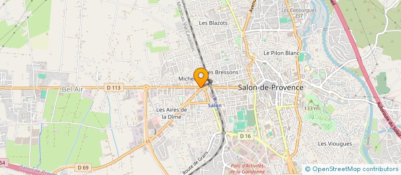 localisation de l'entreprise CTRE COM ACTION SOCIALE SALON DE PROVENC à SALON-DE-PROVENCE