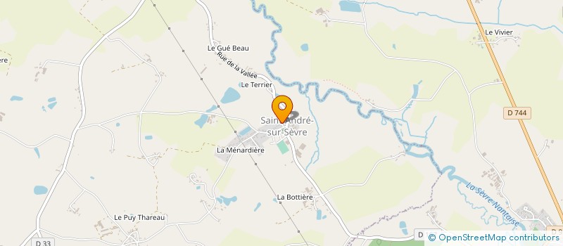 localisation de l'entreprise CTRE COM ACTION SOCIALE ST ANDRE S SEVRE  SAINT-ANDRE-SUR-SEVRE