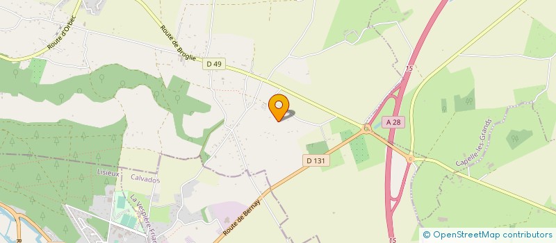 localisation de l'entreprise CTRE COM ACTION SOCIALE ST AUBIN DE SCEL  SAINT-AUBIN-DE-SCELLON