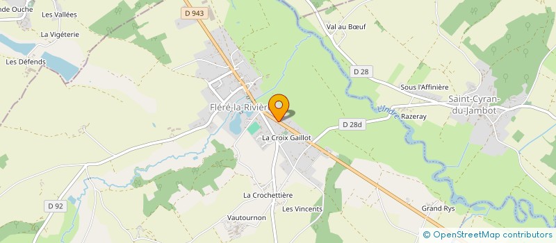 localisation de l'entreprise CTRE COM ACTION SOCIALE ST CYRAN JAMBOT à SAINT-CYRAN-DU-JAMBOT