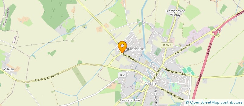 localisation de l'entreprise CTRE COM ACTION SOCIALE ST FLORENTIN à SAINT-FLORENTIN