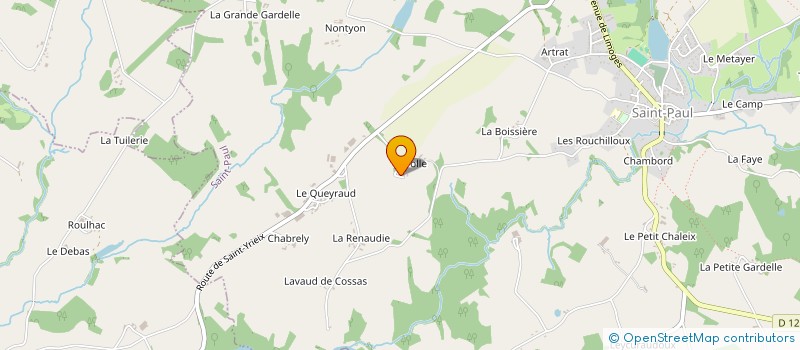 localisation de l'entreprise CTRE COM ACTION SOCIALE ST GENEST-ROSELL à SAINT-GENEST-SUR-ROSELLE