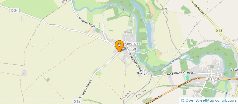 localisation de l'entreprise CTRE COM ACTION SOCIALE ST GEORGES-ARNON à SAINT-GEORGES-SUR-ARNON