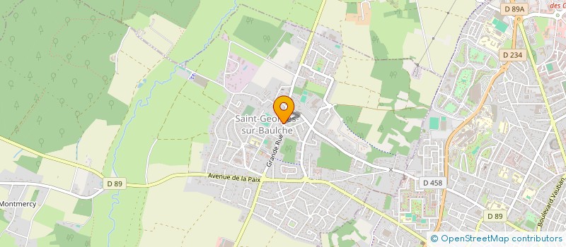 localisation de l'entreprise CTRE COM ACTION SOCIALE ST-GEORGES-BAULC à SAINT-GEORGES-SUR-BAULCHE