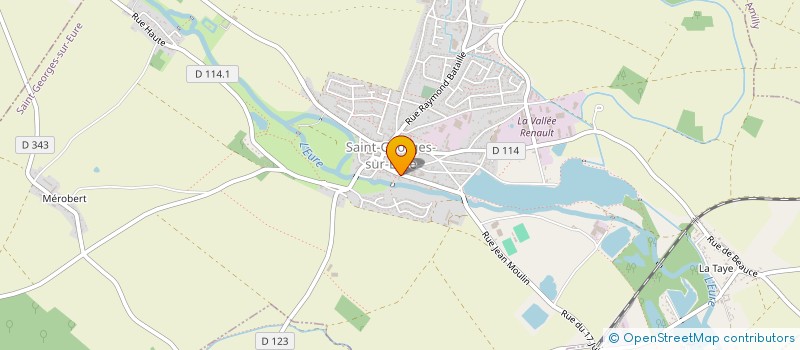 localisation de l'entreprise CTRE COM ACTION SOCIALE ST GEORGES-EURE à SAINT-GEORGES-SUR-EURE