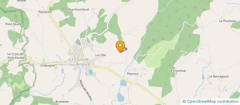localisation de l'entreprise CTRE COM ACTION SOCIALE ST GILLES FORETS à SAINT-GILLES-LES-FORETS