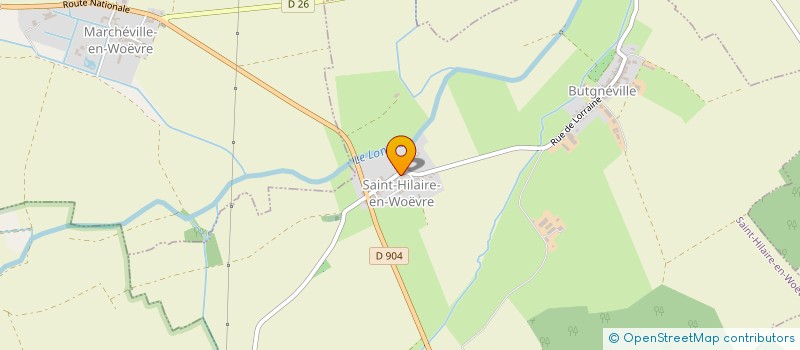 localisation de l'entreprise CTRE COM ACTION SOCIALE ST HILAIRE EN WOEVRE à SAINT-HILAIRE-EN-WOEVRE