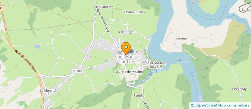 localisation de l'entreprise CTRE COM ACTION SOCIALE ST JEAN LE PUY à SAINT-JEAN-SAINT-MAURICE-SUR-LOIRE