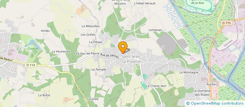 localisation de l'entreprise CTRE COM ACTION SOCIALE ST JEAN POTERIE  SAINT-JEAN-LA-POTERIE