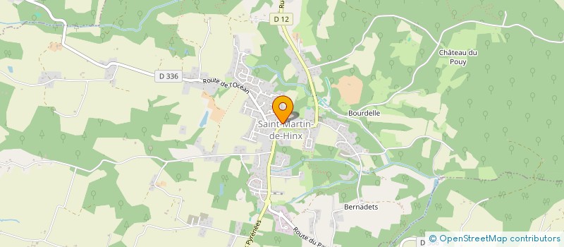 localisation de l'entreprise CTRE COM ACTION SOCIALE ST MARTIN DE HIN  SAINT-MARTIN-DE-HINX