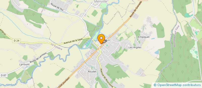 localisation de l'entreprise CTRE COM ACTION SOCIALE ST PAUL S SAVE à SAINT-PAUL-SUR-SAVE