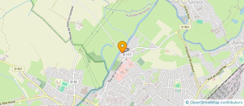 localisation de l'entreprise CTRE COM ACTION SOCIALE ST REMY CHAUSSEE  SAINT-REMY-CHAUSSEE