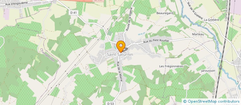 localisation de l'entreprise CTRE COM ACTION SOCIALE ST SATURNIN à SAINT-SATURNIN