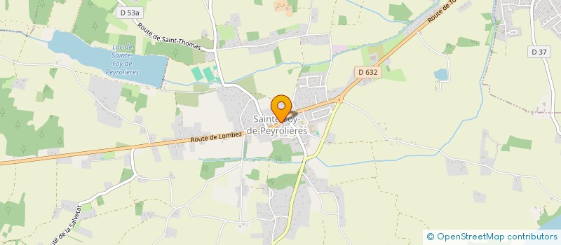 localisation de l'entreprise CTRE COM ACTION SOCIALE STE FOY DE PEYRO à SAINTE-FOY-DE-PEYROLIERES