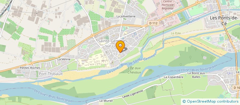 localisation de l'entreprise CTRE COM ACTION SOCIALE STE GEMMES LOIRE à SAINTE-GEMMES-SUR-LOIRE