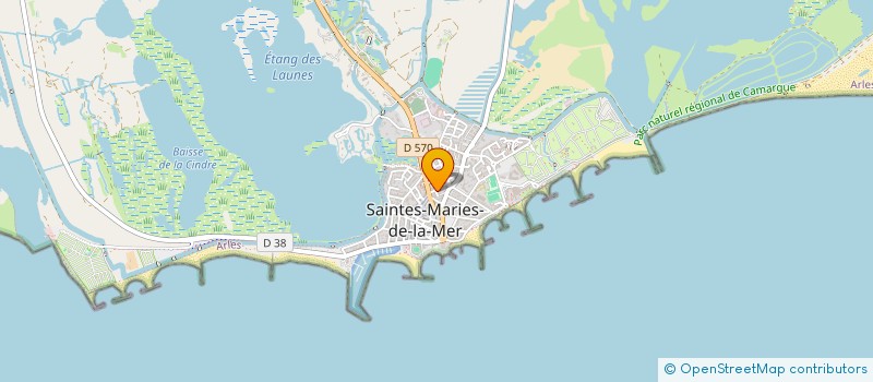 localisation de l'entreprise CTRE COM ACTION SOCIALE STES MARIES MER à SAINTES-MARIES-DE-LA-MER