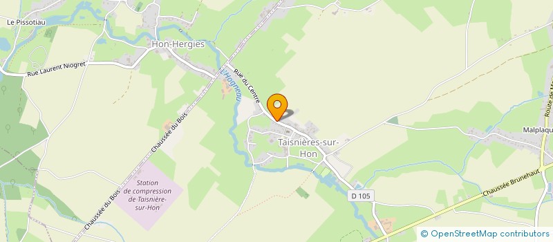 localisation de l'entreprise CTRE COM ACTION SOCIALE TAISNIERES-HON à TAISNIERES-SUR-HON
