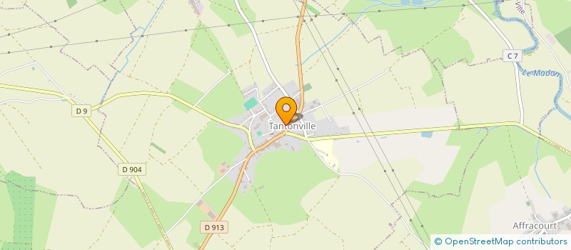 localisation de l'entreprise CTRE COM ACTION SOCIALE TANTONVILLE  TANTONVILLE