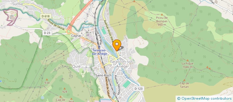localisation de l'entreprise CTRE COM ACTION SOCIALE TARASCON à TARASCON-SUR-ARIEGE
