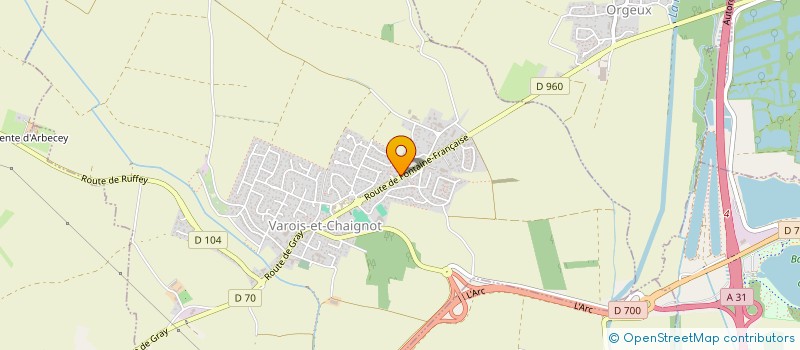 localisation de l'entreprise CTRE COM ACTION SOCIALE VAROIS CHAROIS à VAROIS-ET-CHAIGNOT