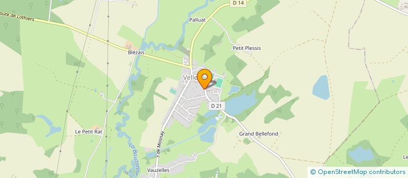 localisation de l'entreprise CTRE COM ACTION SOCIALE VELLES à VELLES