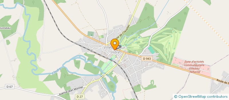 localisation de l'entreprise CTRE COM ACTION SOCIALE VILLEDIEU-INDRE à VILLEDIEU-SUR-INDRE