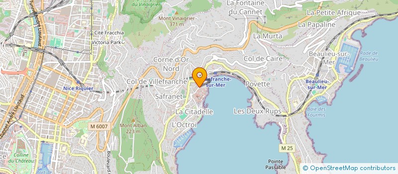 localisation de l'entreprise CTRE COM ACTION SOCIALE VILLEFRANCHE-MER à VILLEFRANCHE-SUR-MER