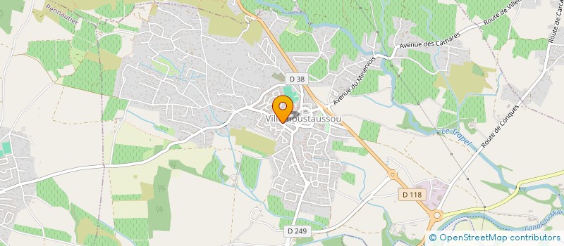 localisation de l'entreprise CTRE COM ACTION SOCIALE VILLEMOUSTAUSSOU à VILLEMOUSTAUSSOU