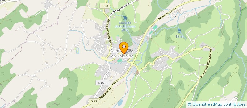 localisation de l'entreprise CTRE COM D ACTION SOCIALE à SAINT-GEOIRE-EN-VALDAINE