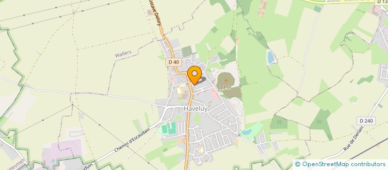 localisation de l'entreprise CTRE COM D ACTION SOCIALE D HAVELUY  HAVELUY