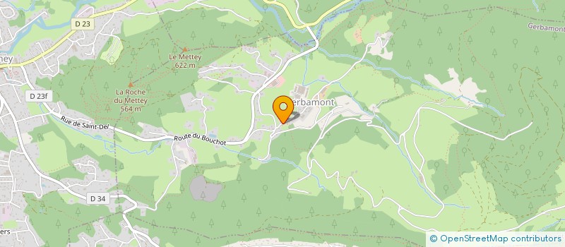 localisation de l'entreprise CTRE COM D ACTION SOCIALE DE GERBAMONT  GERBAMONT