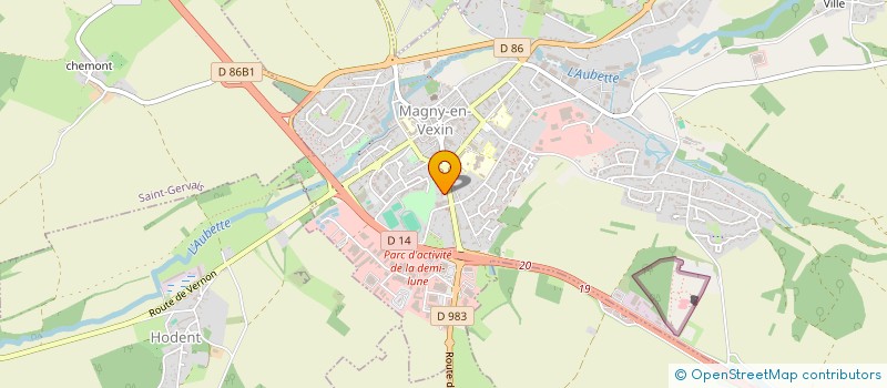 localisation de l'entreprise CTRE COM D'ACTION SOCIALE MAGNY-EN-VEXIN à MAGNY-EN-VEXIN