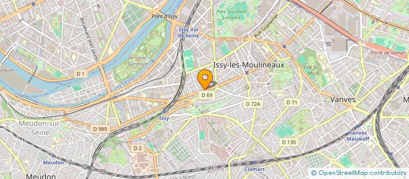 localisation de l'entreprise CTRE COMMERCE REPARATION AUTO à ISSY-LES-MOULINEAUX