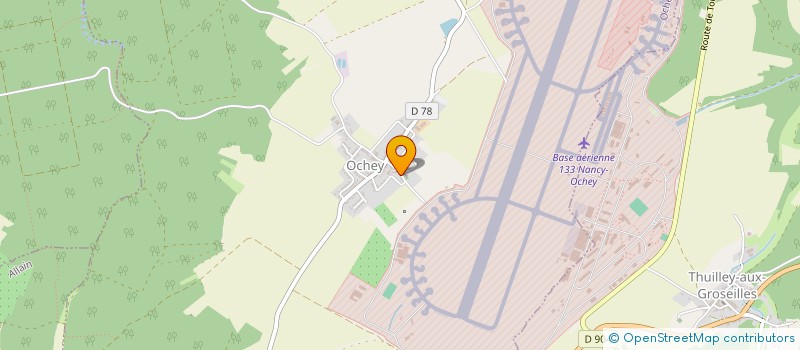 localisation de l'entreprise CTRE COMMUNAL ACTION SOCIALE D'OCHEY  OCHEY