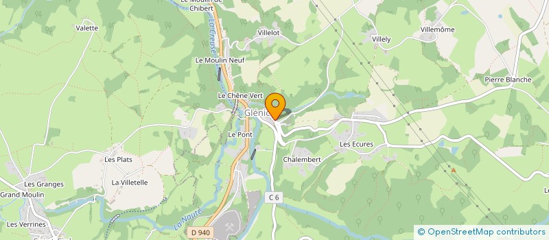 localisation de l'entreprise CTRE COMMUNAL D'ACTION SOCIALE  GLENIC