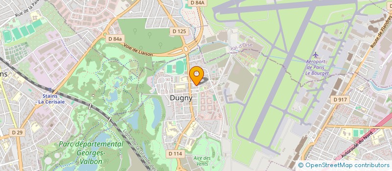 localisation de l'entreprise CTRE COMMUNAL D'ACTION SOCIALE DE DUGNY  DUGNY