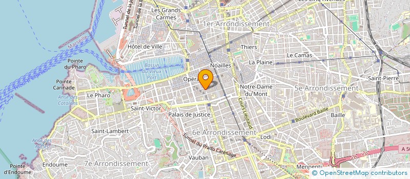 localisation de l'entreprise CTRE CONSEIL RECHERCHE SUR DEPENDANCES  MARSEILLE