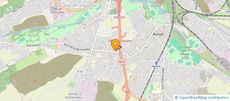 localisation de l'entreprise CTRE CONTROLE TECHN AUTO AVIONNAIS à AVION